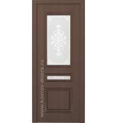 Дверь деревянная межкомнатная Прима венге ПО